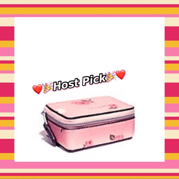 Coach Triple Pill Box with Tossed Peony Print - Picture 2 of 4